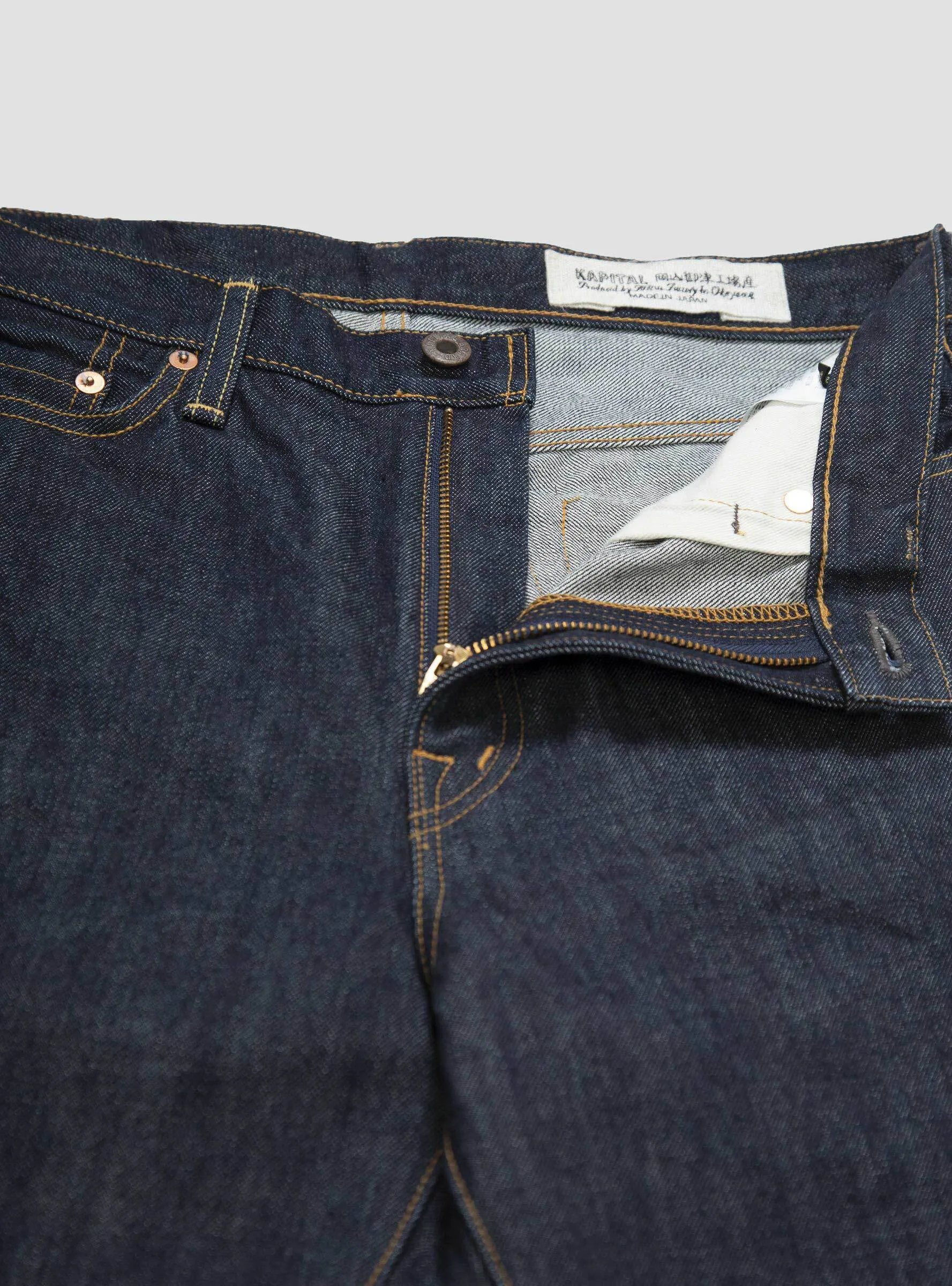 14oz Denim 5 Pocket Stone M's Jeans