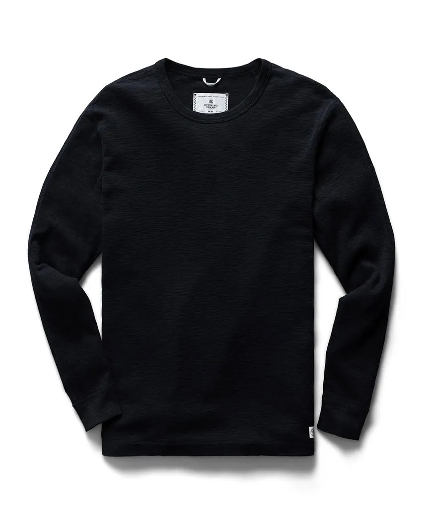 1X1 Slub Long Sleeve Black