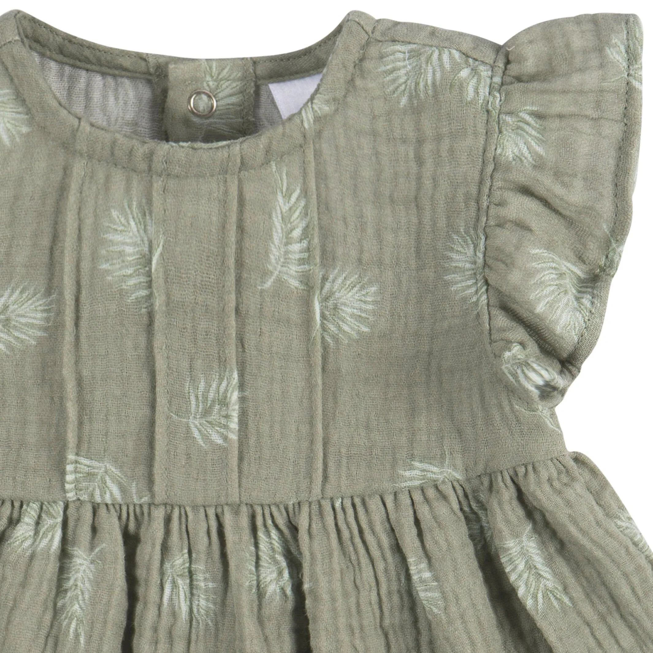 2-Piece Baby Girls Palms Tunic and Diaper Cover Set