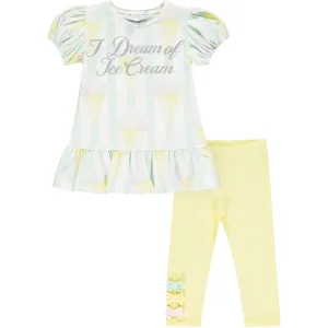 A DEE - Ice Cream Leggings Set - Lemon