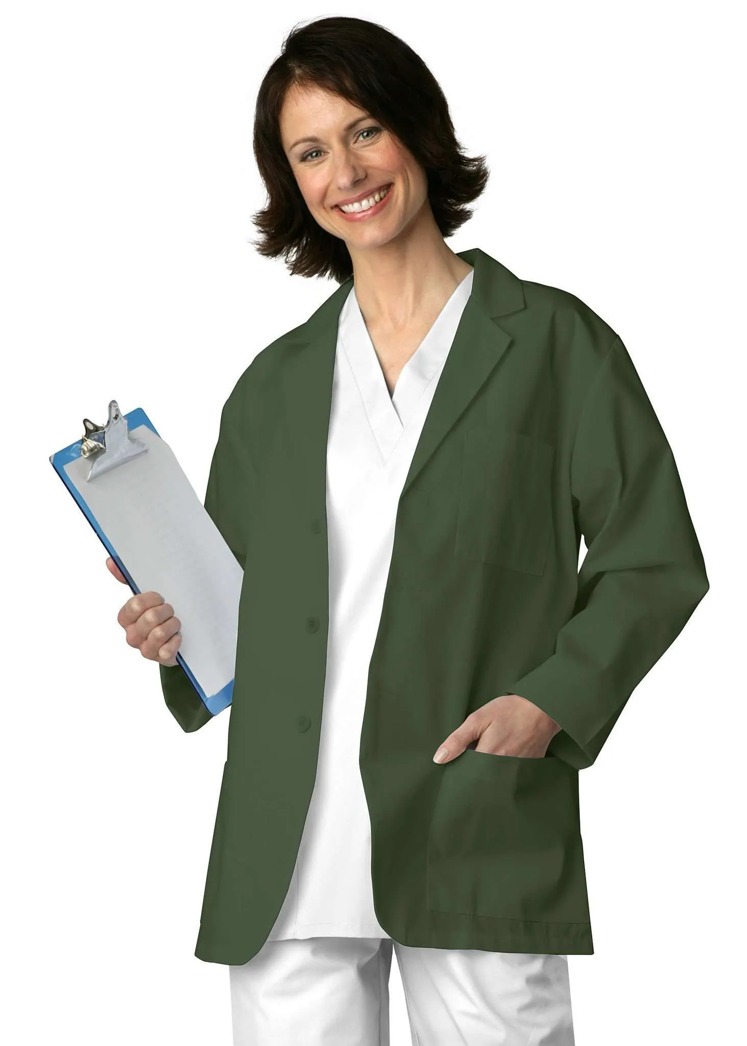Adar Universal 31" Unisex Classic Consultation Coat