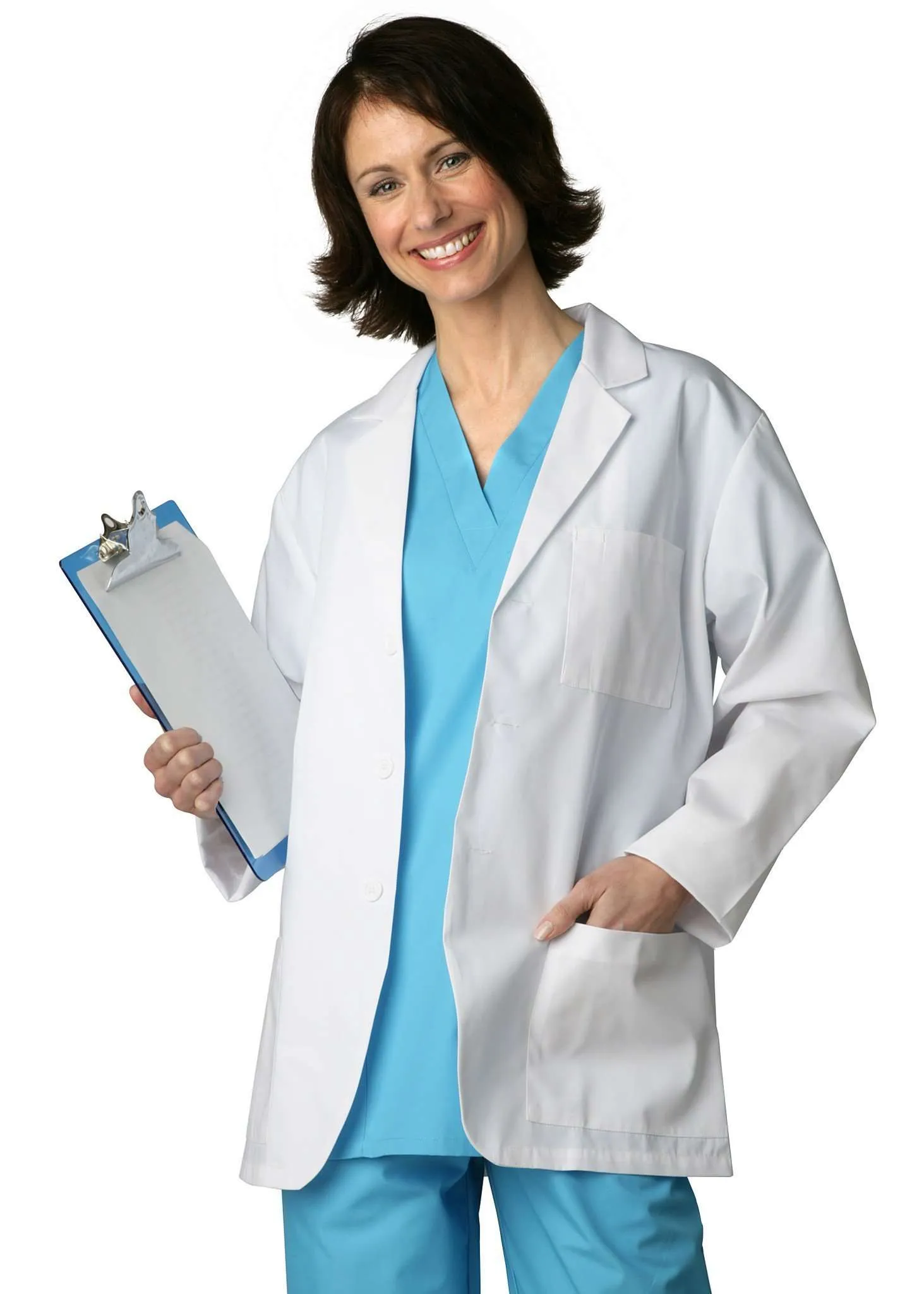 Adar Universal 31" Unisex Classic Consultation Coat