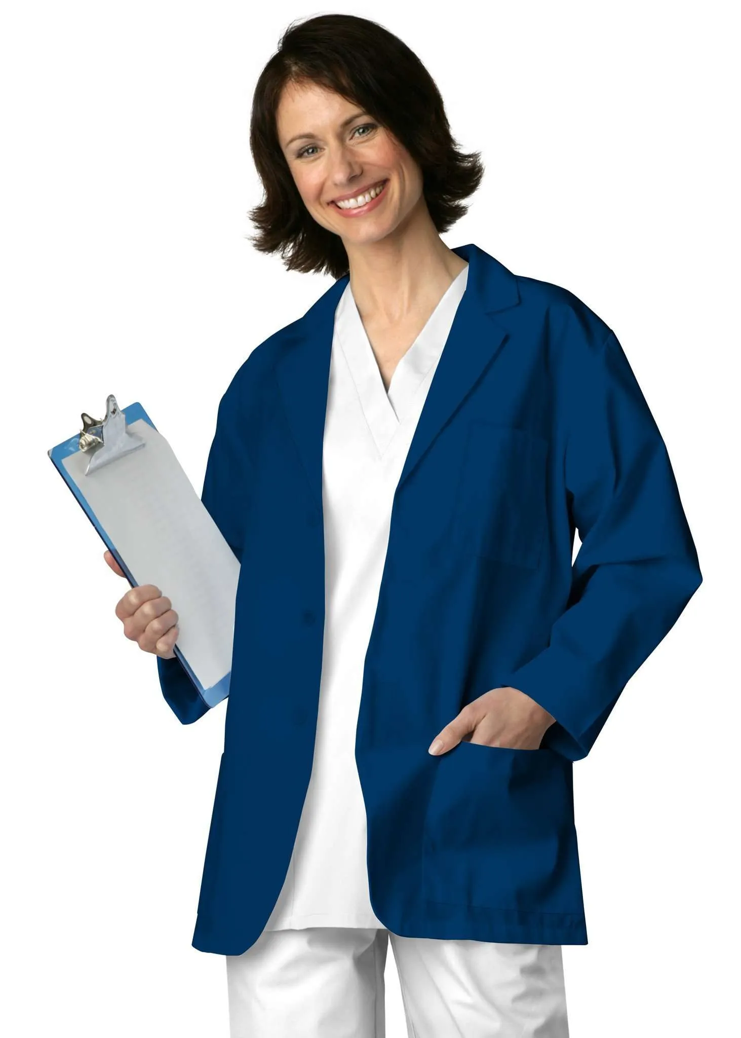 Adar Universal 31" Unisex Classic Consultation Coat