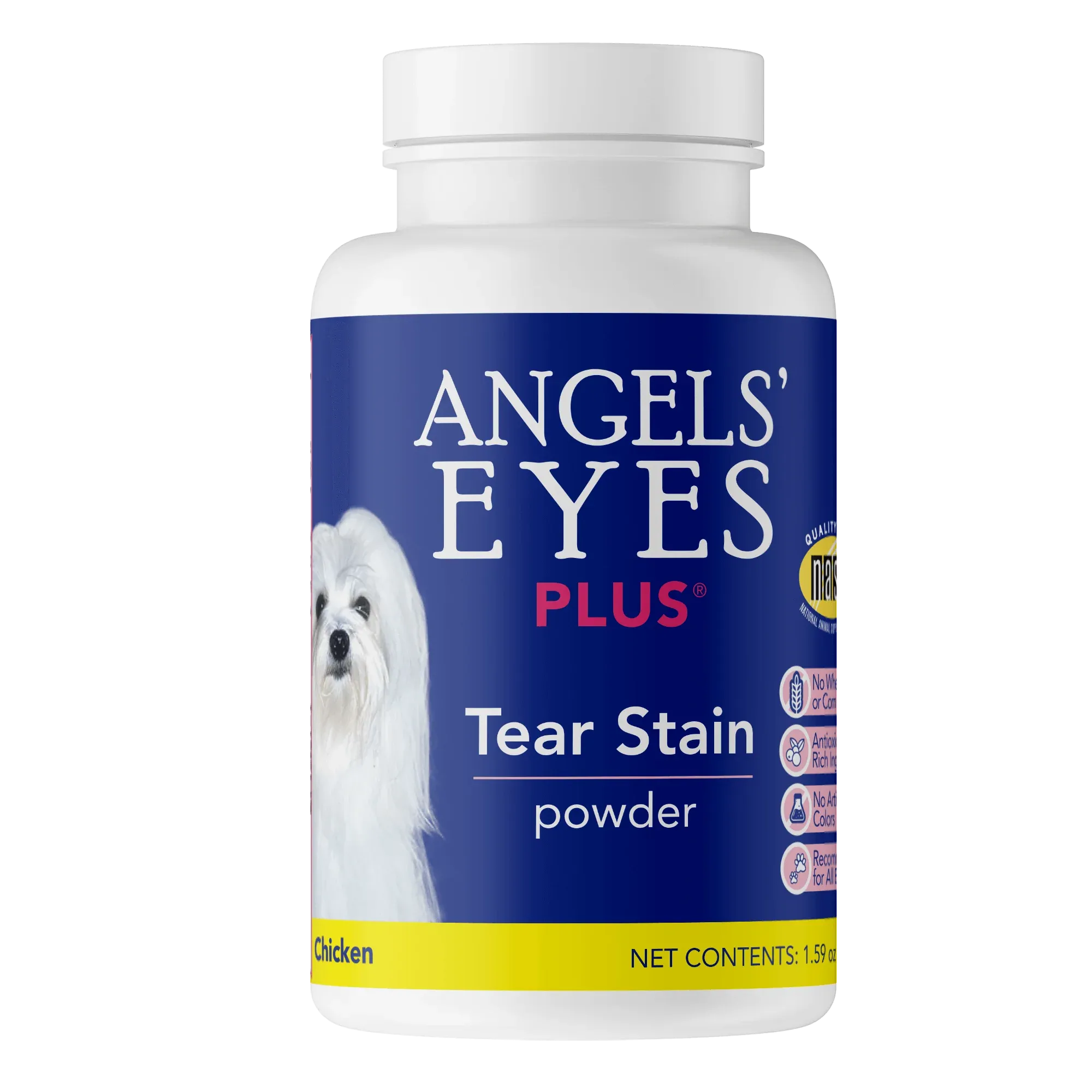 Angels' Eyes Plus Tear Stain Powder Chicken for Dogs & Cats Supplement