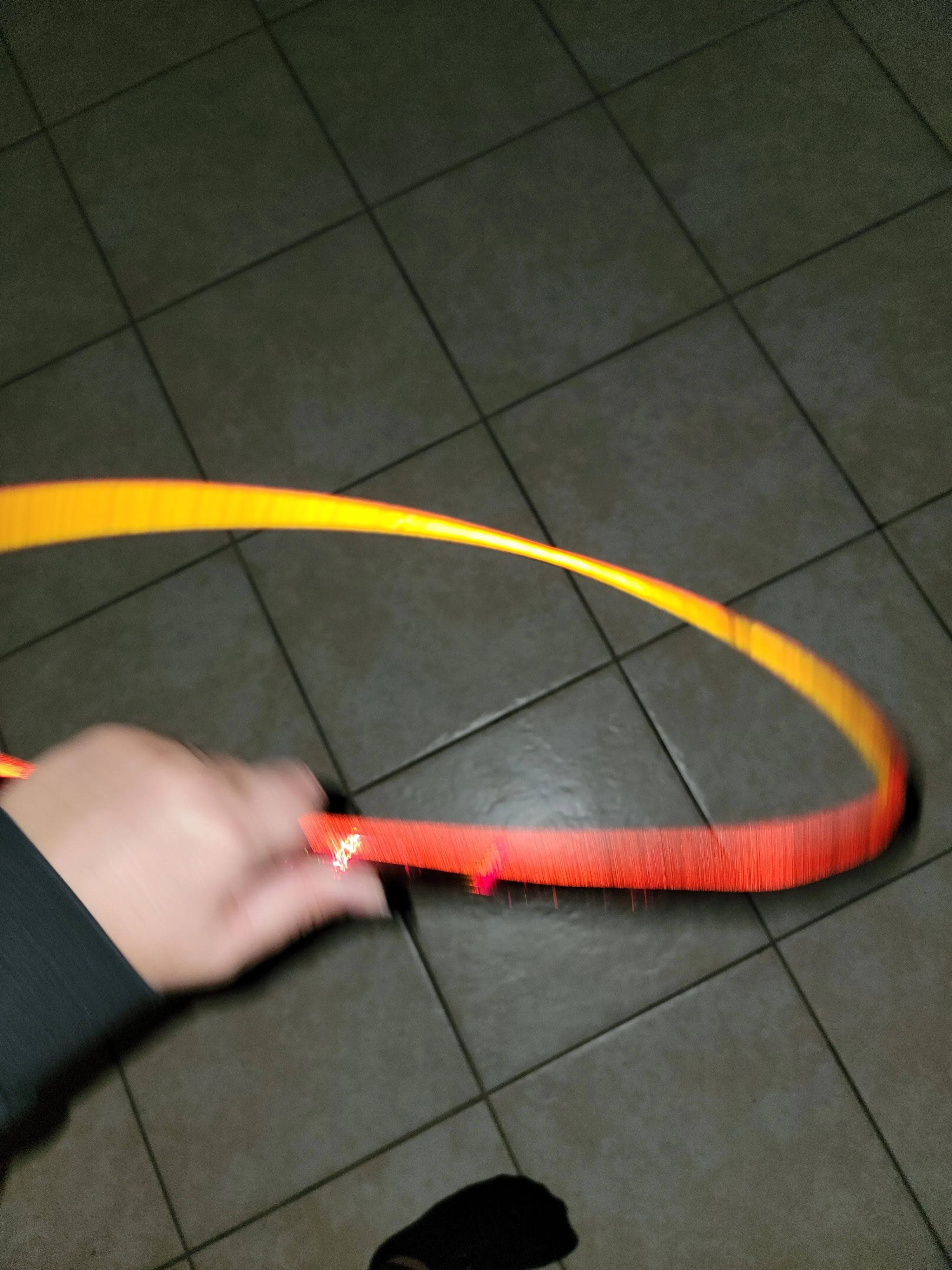 Aries Zodiac Specialty Reflective Taped Hoop- More reflective tape