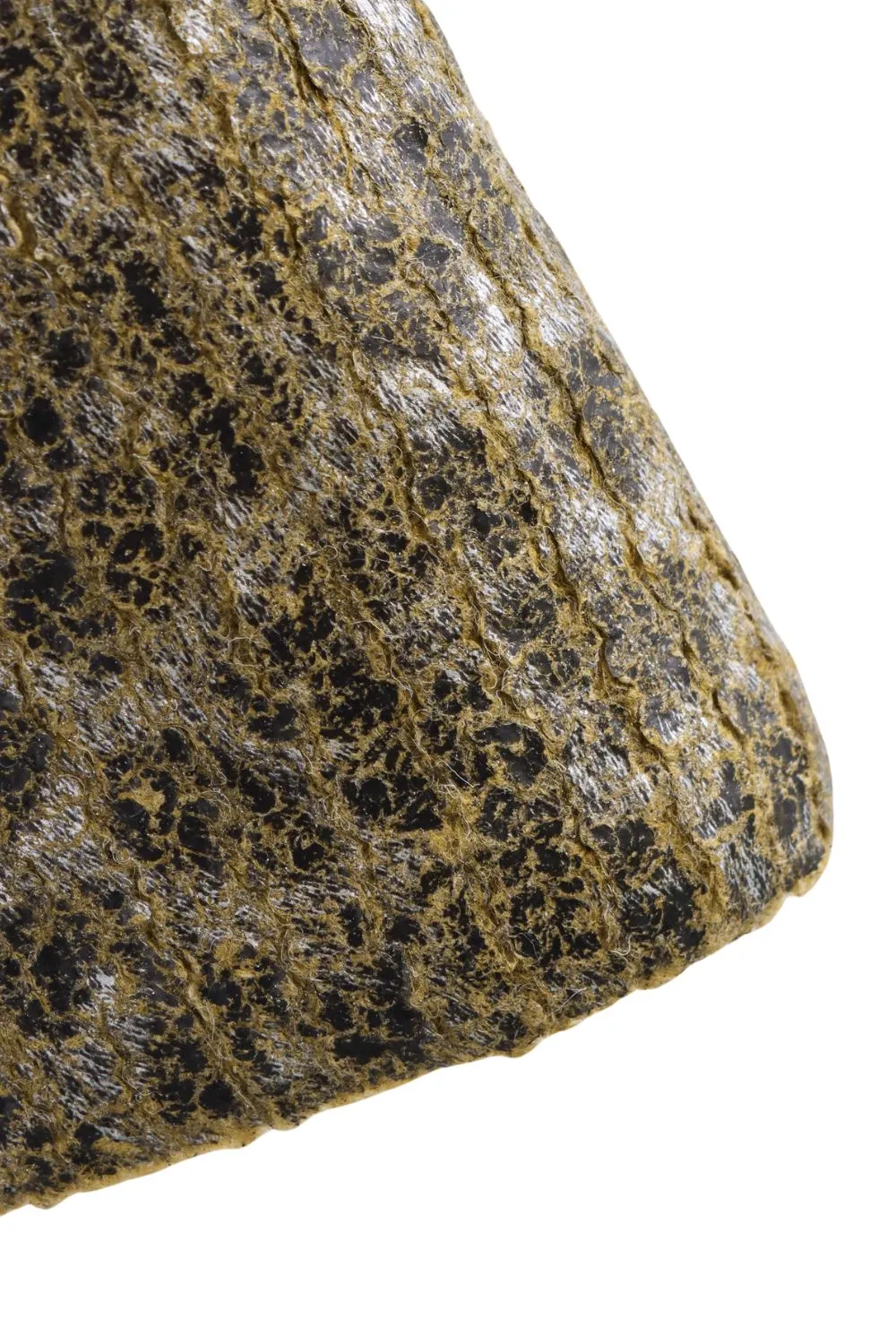 'Autumn' Gold-Plated Animal Print Knit Jacket