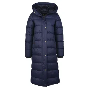 Barbour Musk Ladies Quilted Coat - Navy Herringbone