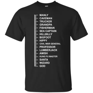 Beard Length Guide Shirt - Beard Ruler shirt