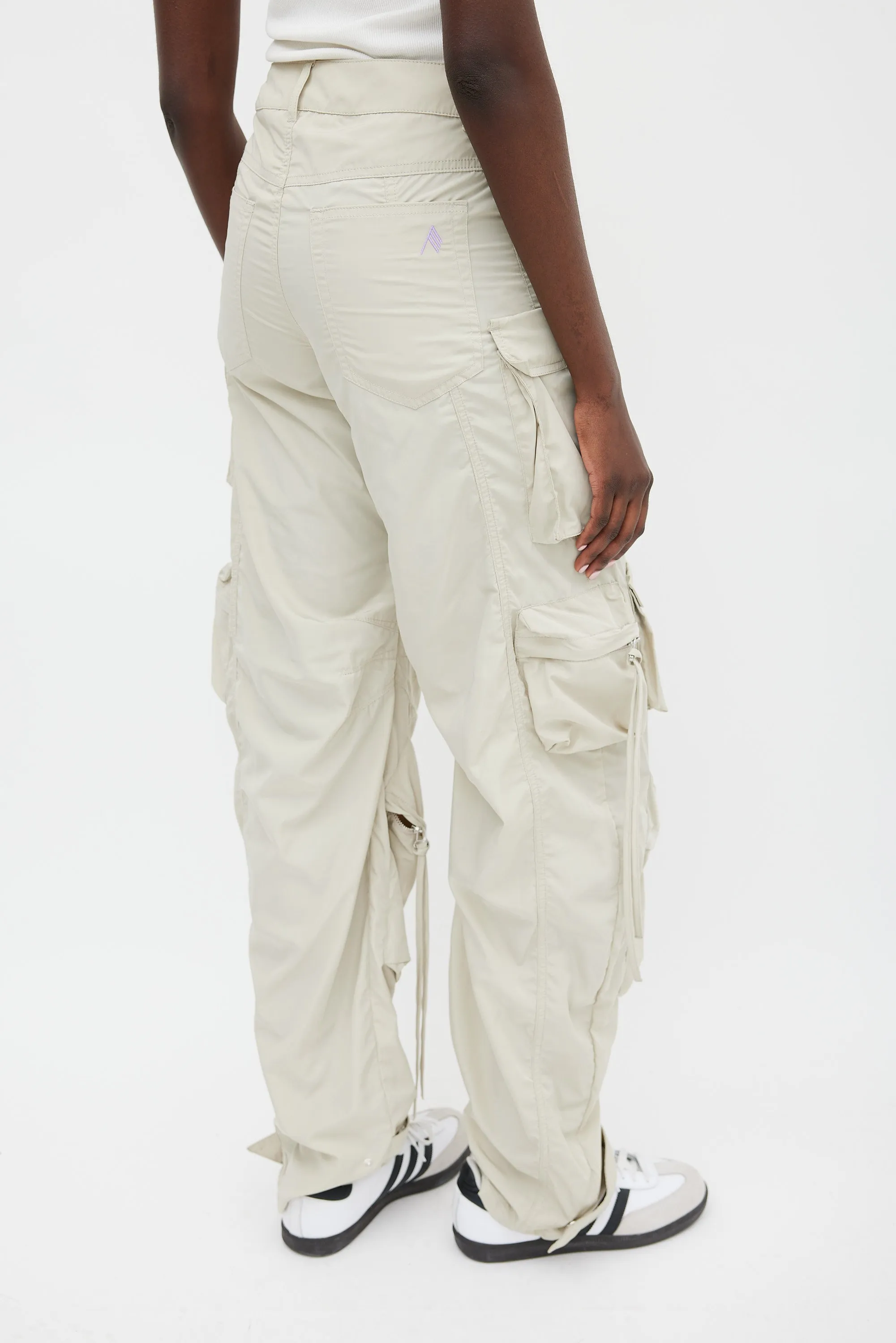 Beige Fern Cargo Pant