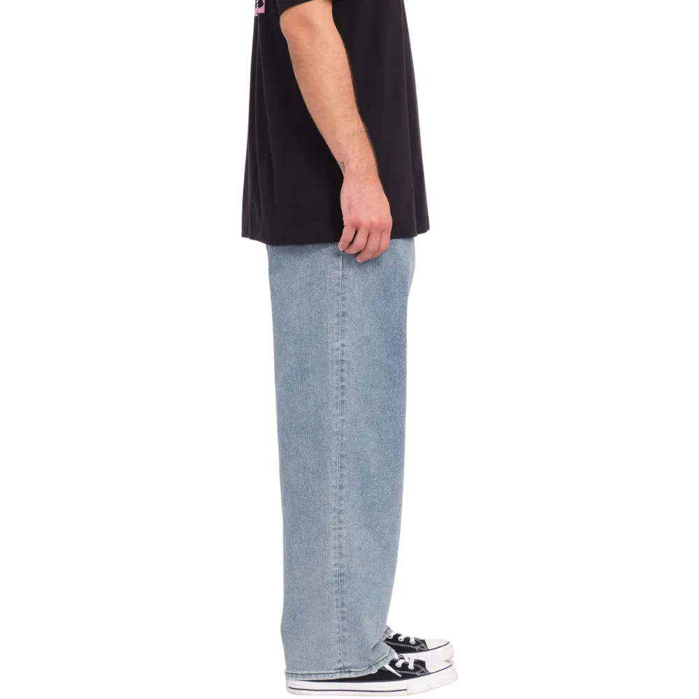 Billow Denim Pants Ash Blue