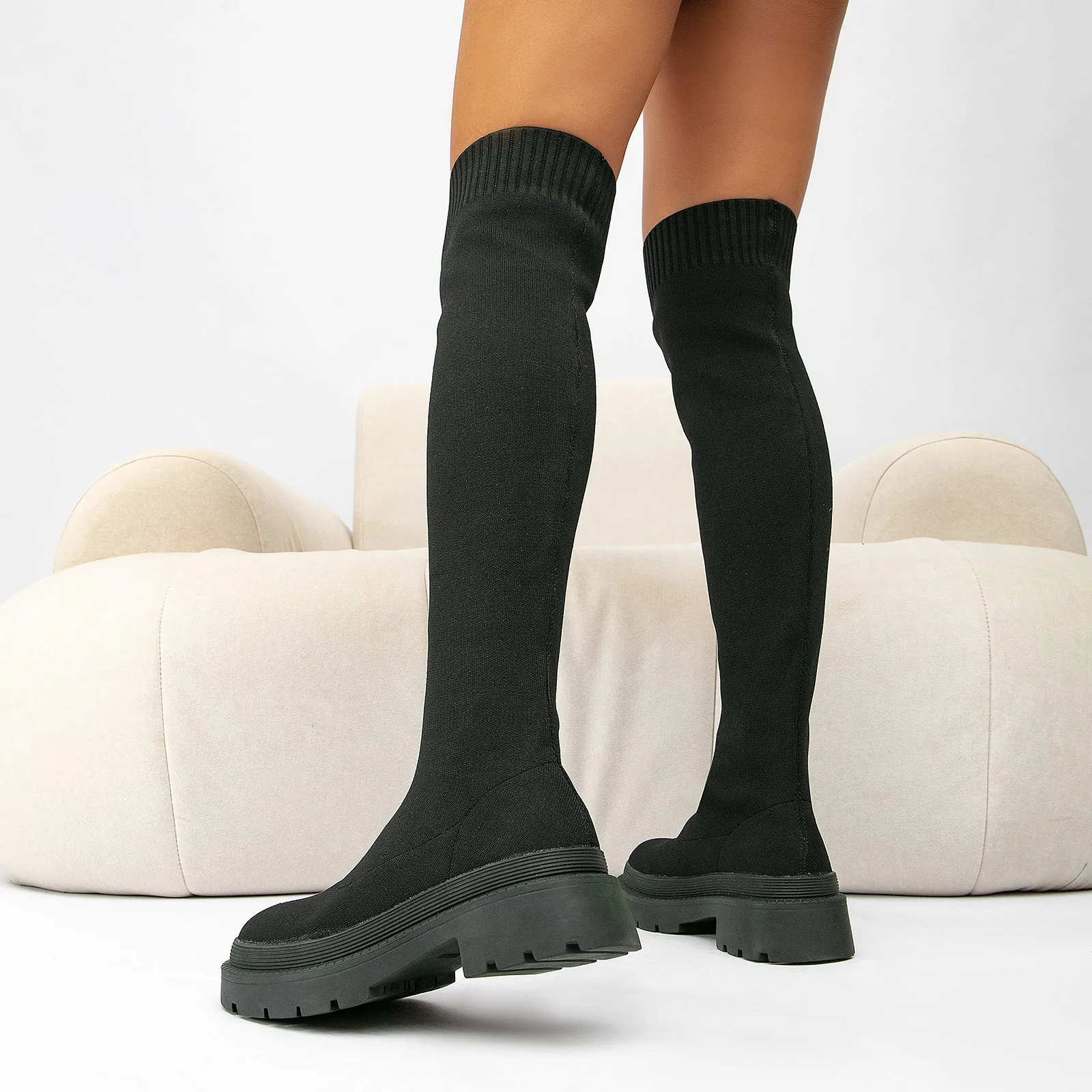 binfenxie-Women Minimalist Daily Over Knee Boots