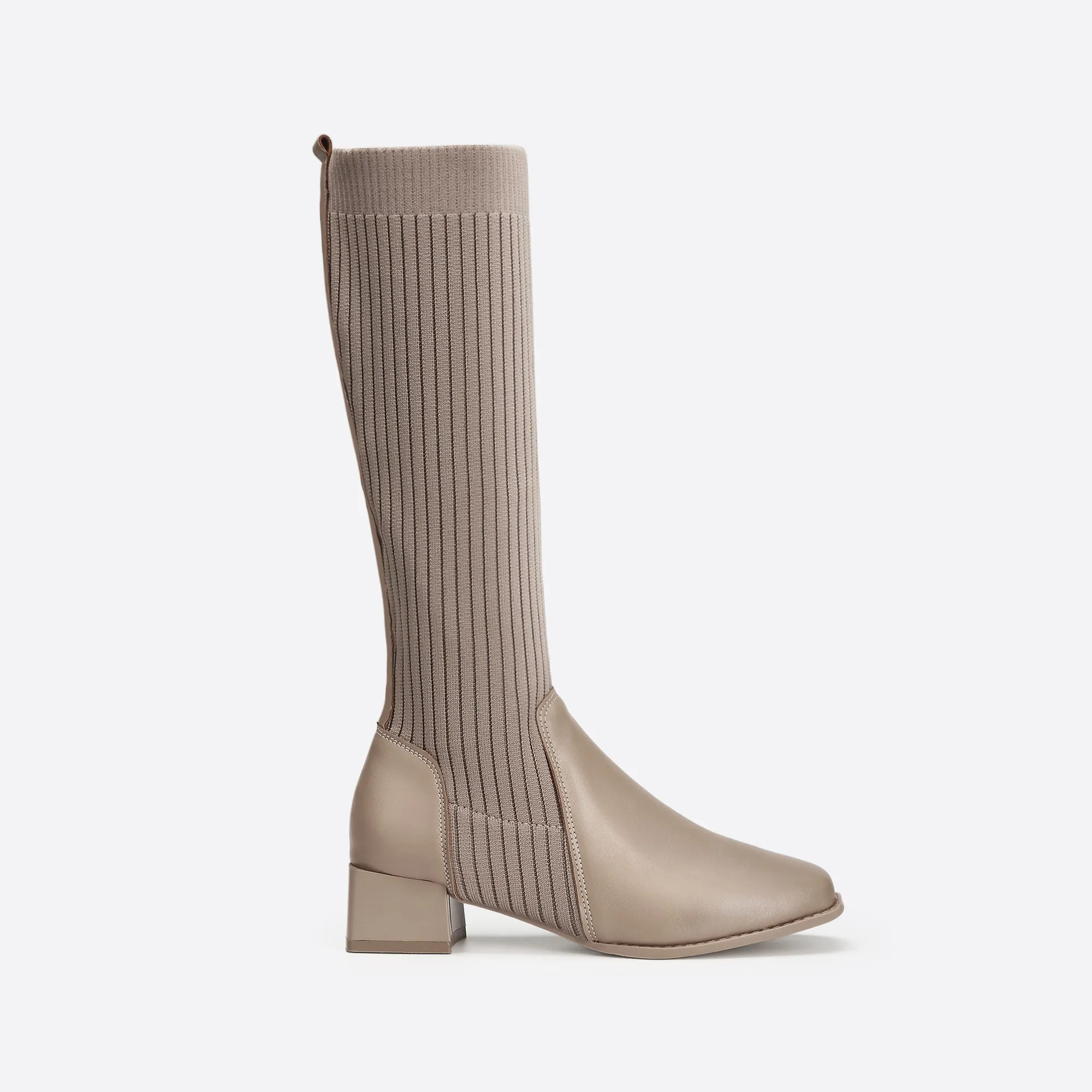 binfenxie- Women Trendy Slip On High Boots