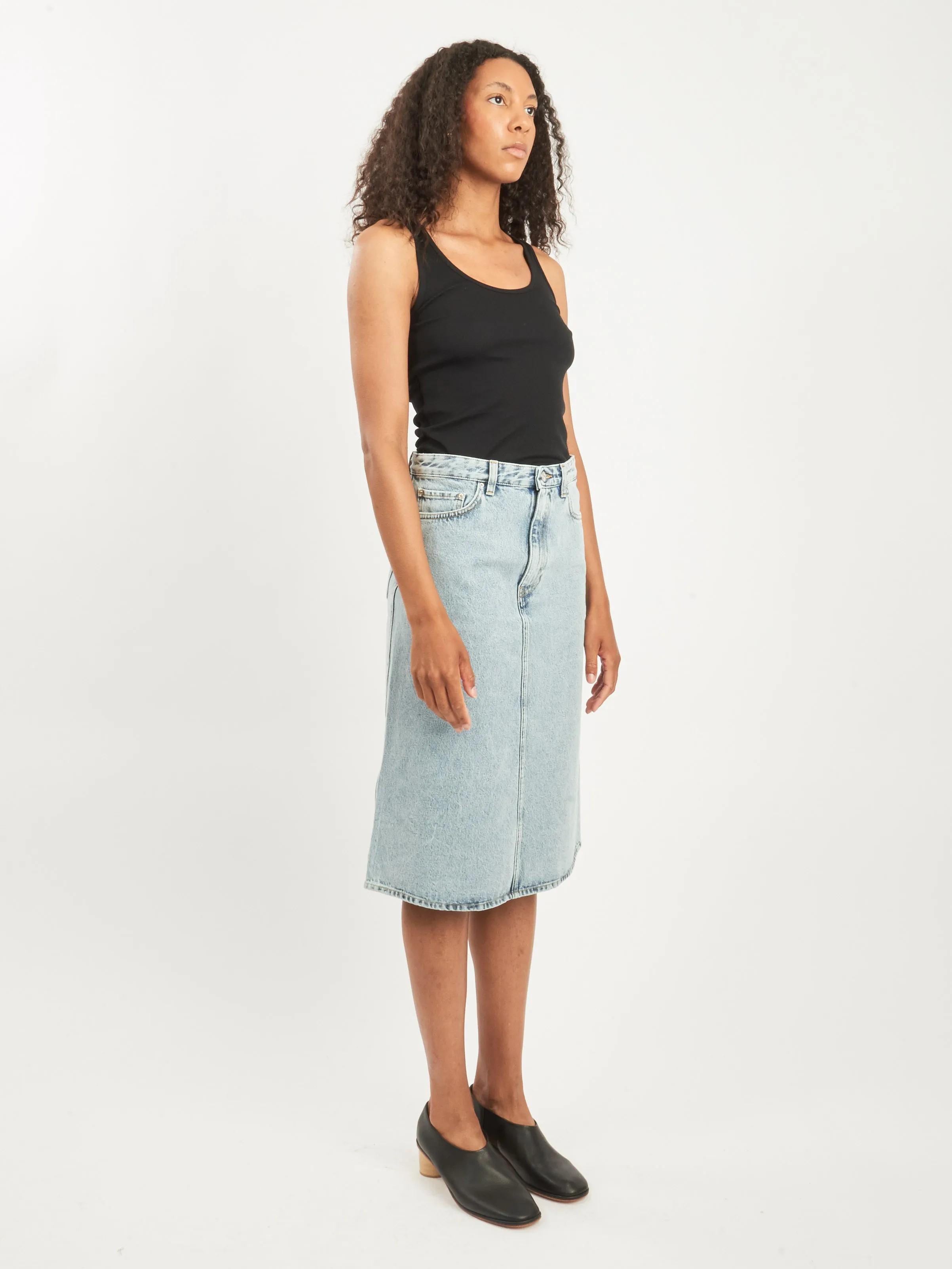 Black Classic Rib Tank