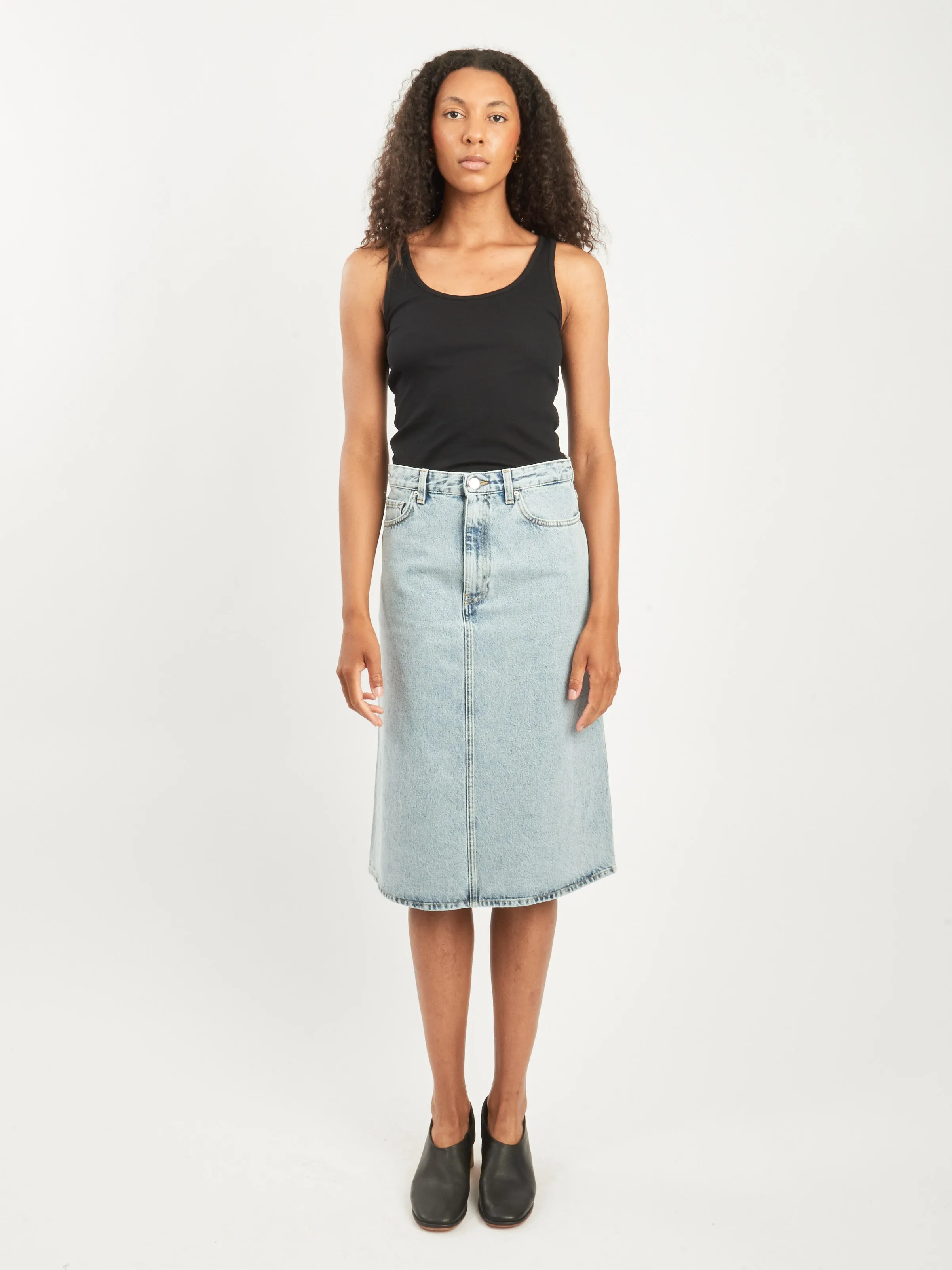 Black Classic Rib Tank