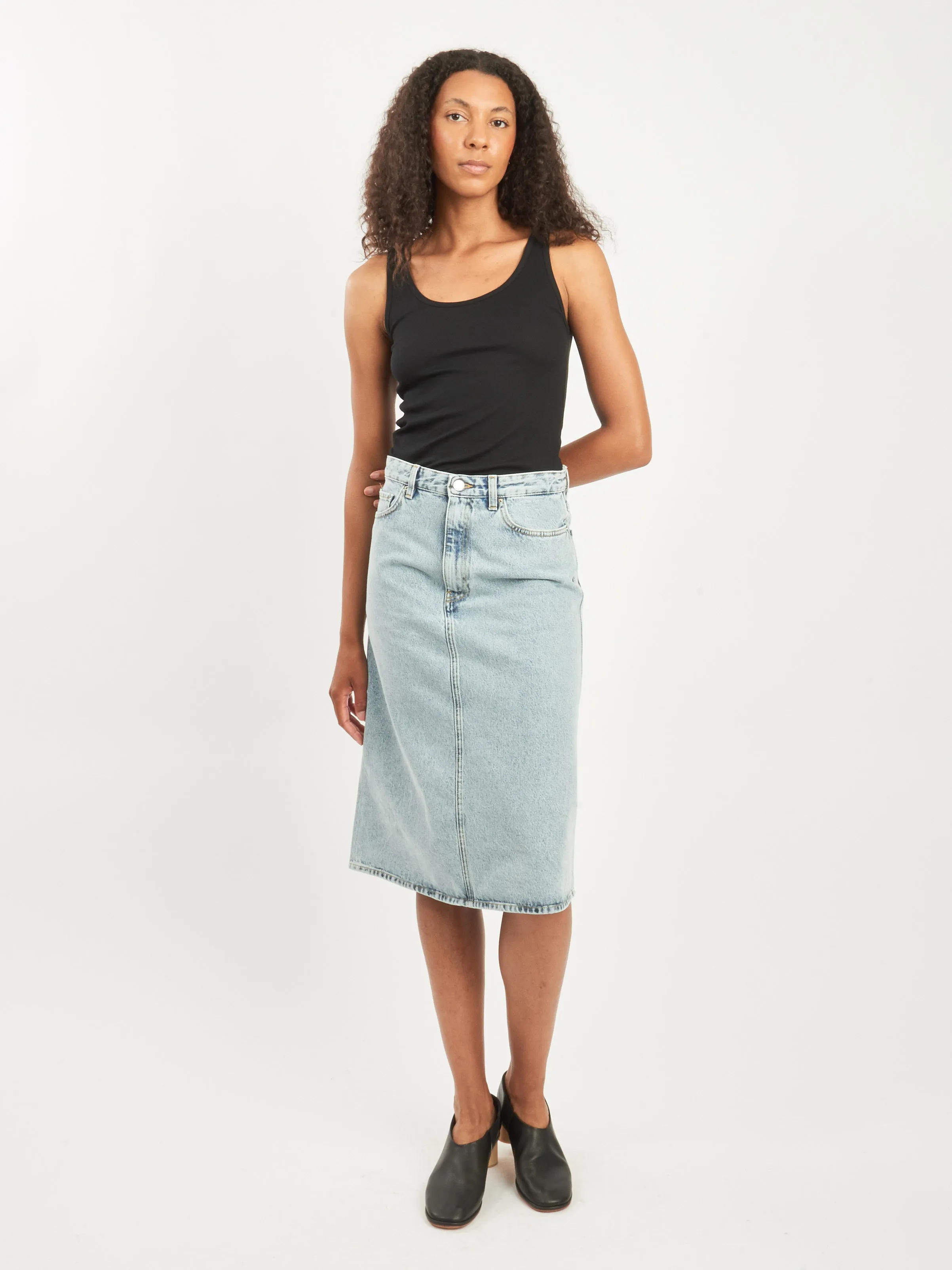 Black Classic Rib Tank