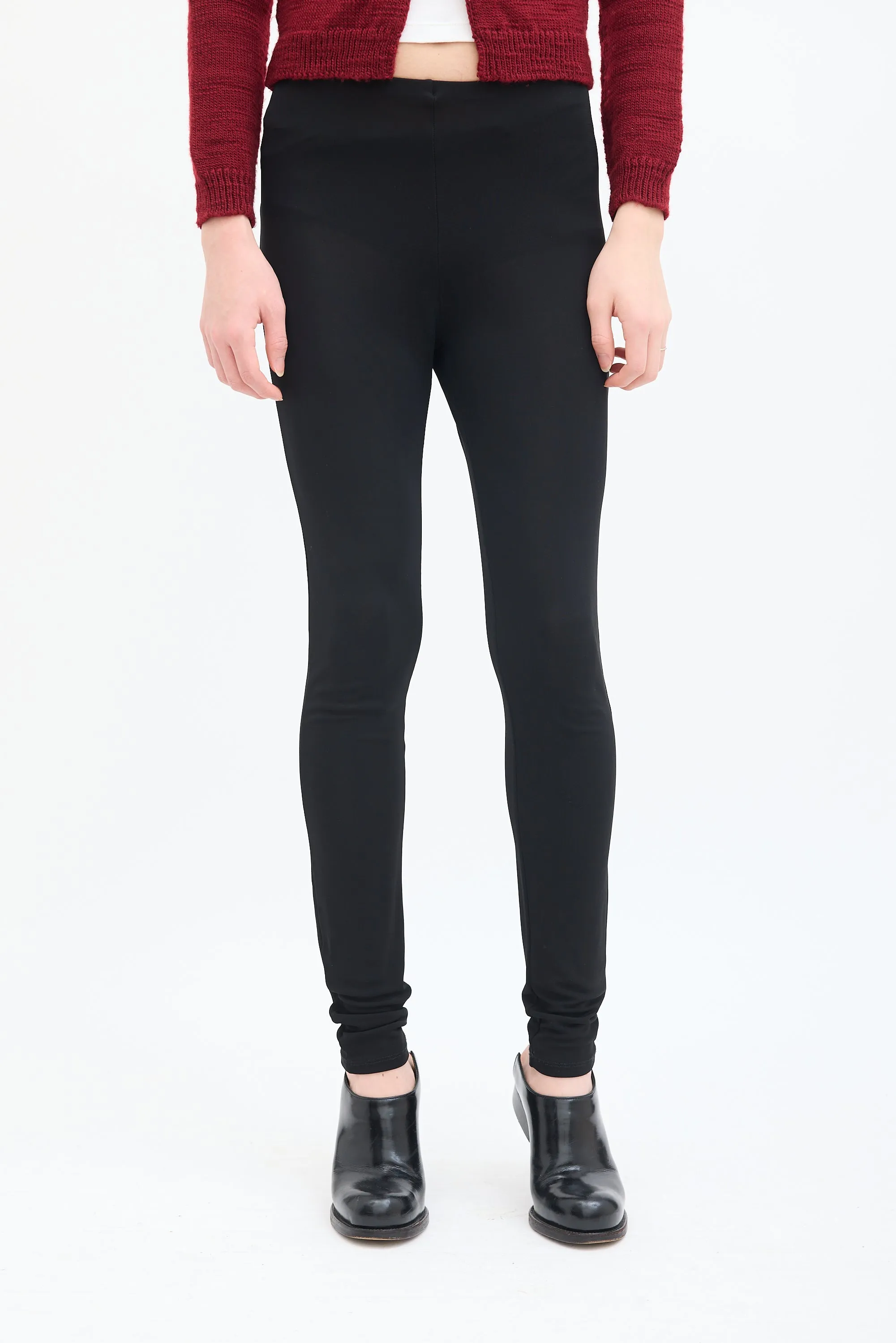 Black Sheer High Waist Legging