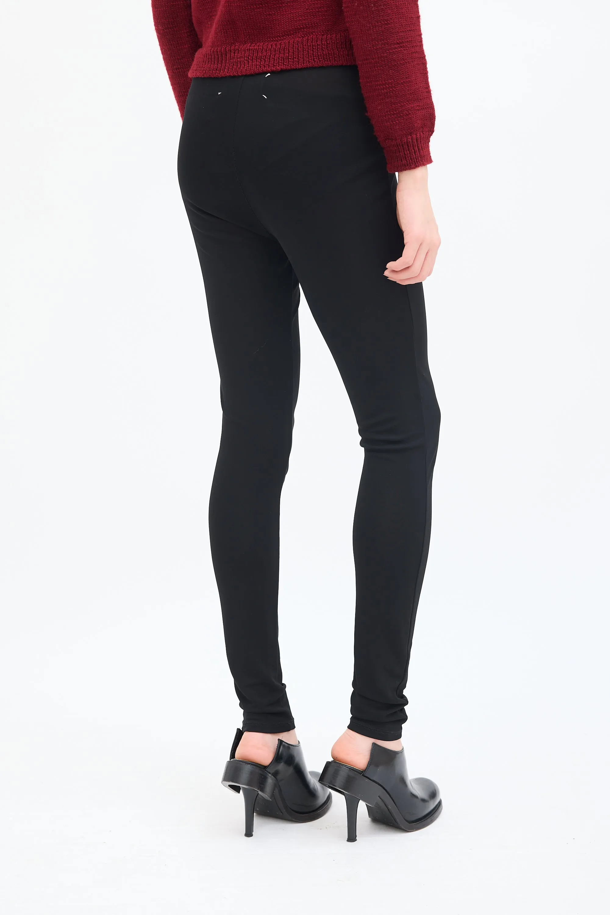 Black Sheer High Waist Legging