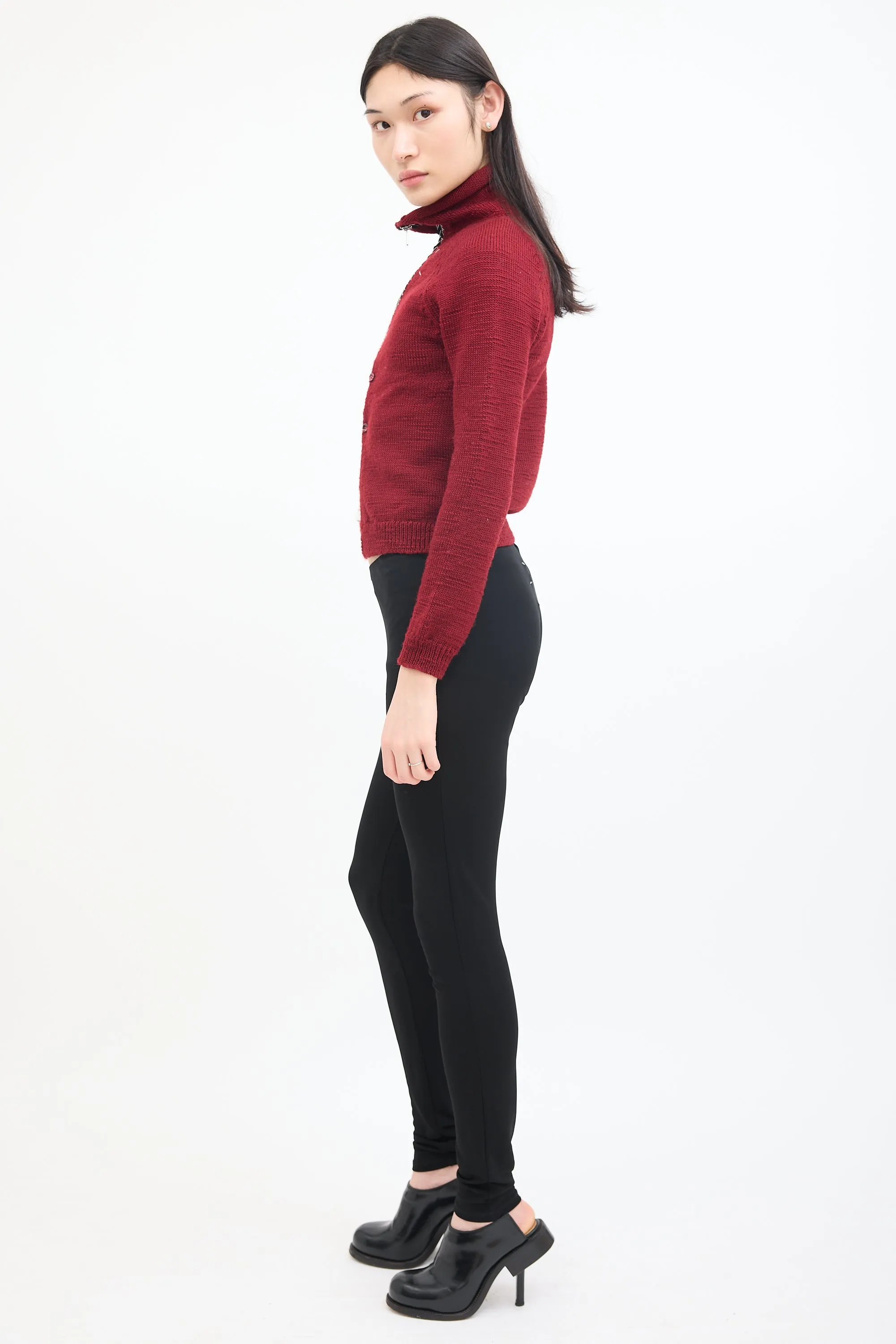 Black Sheer High Waist Legging