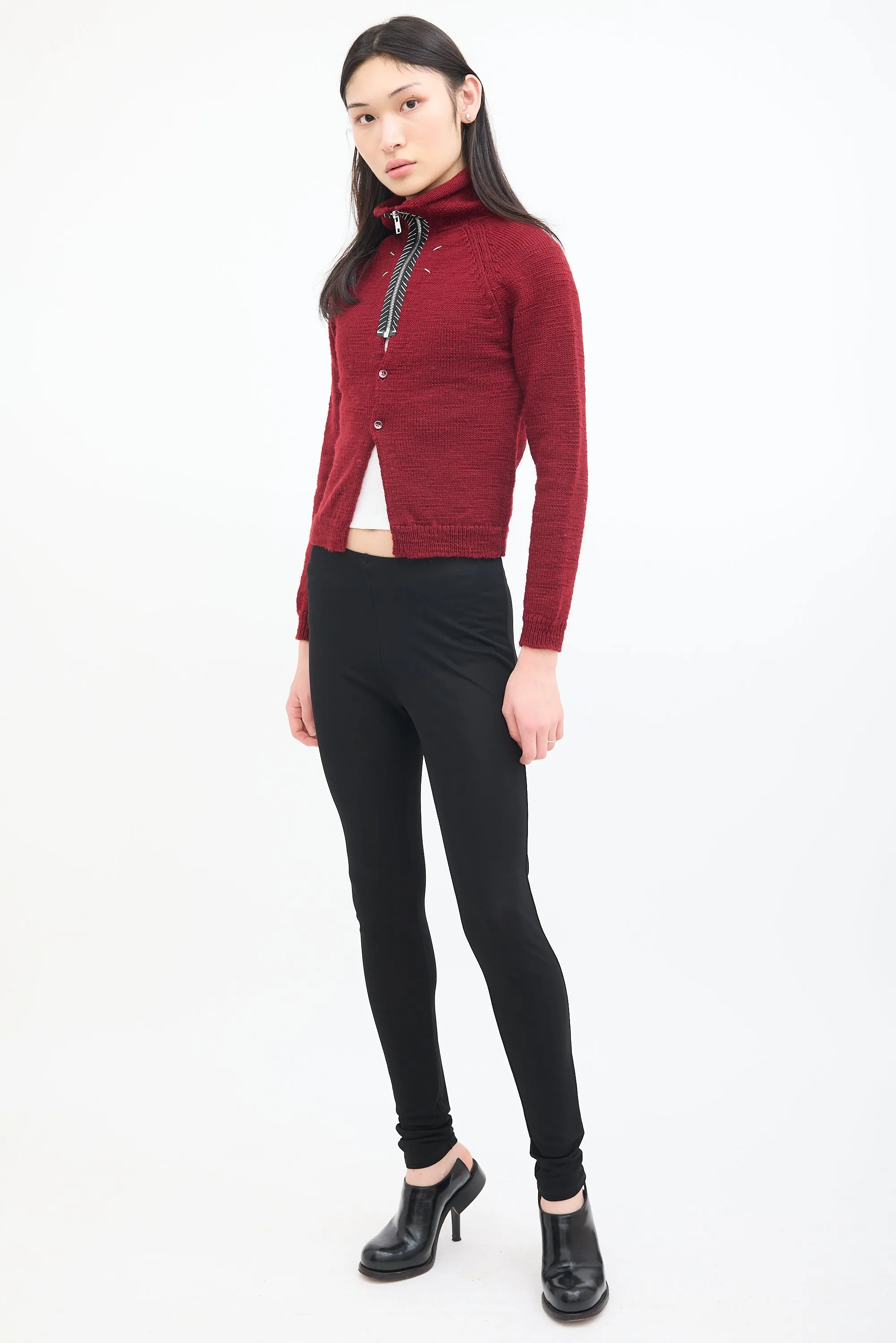 Black Sheer High Waist Legging
