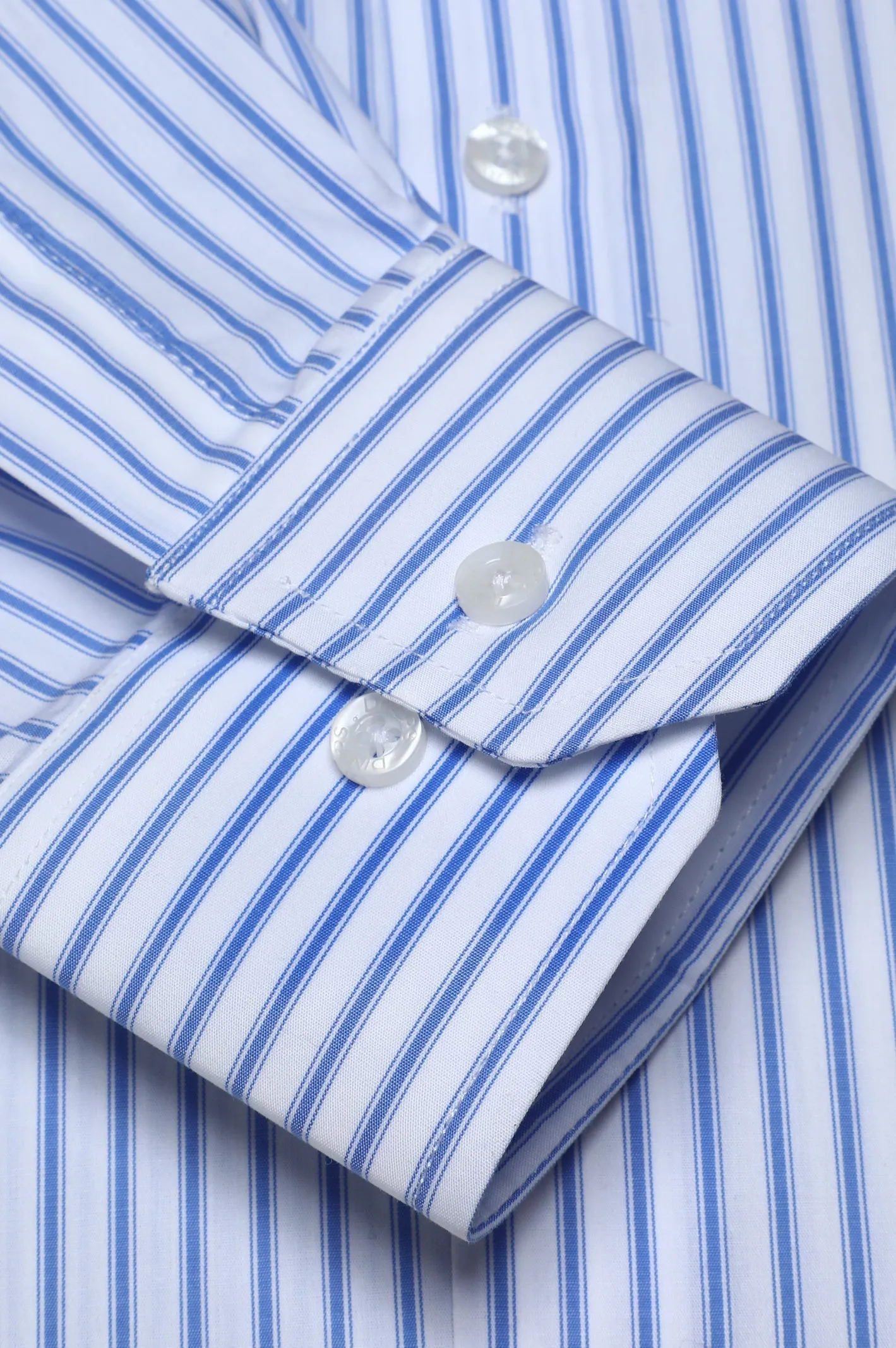 Blue Pinstripe Formal Shirt