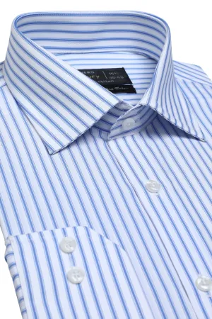 Blue Pinstripe Formal Shirt