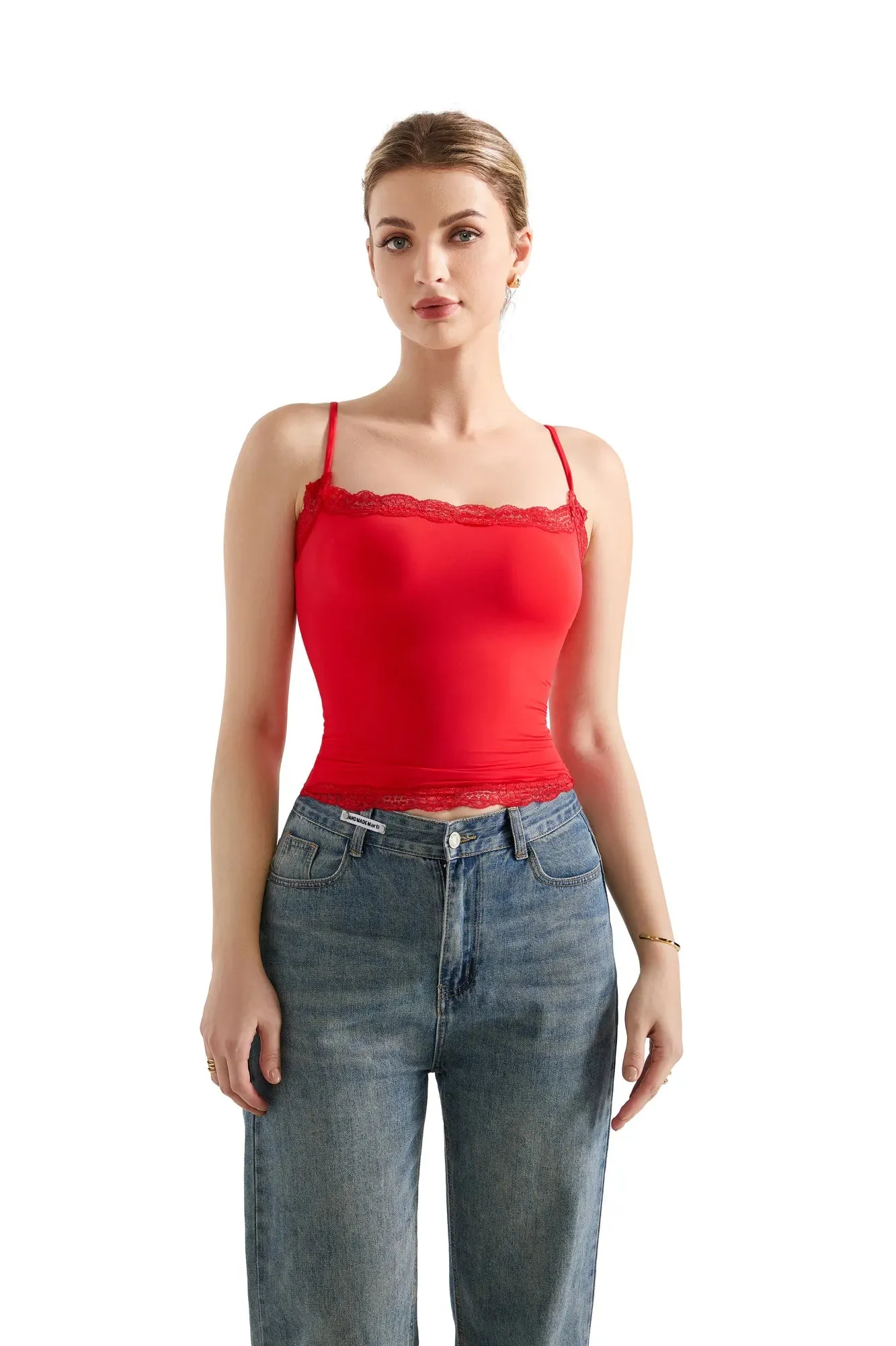Buttery Soft Cami Lace Tank Top