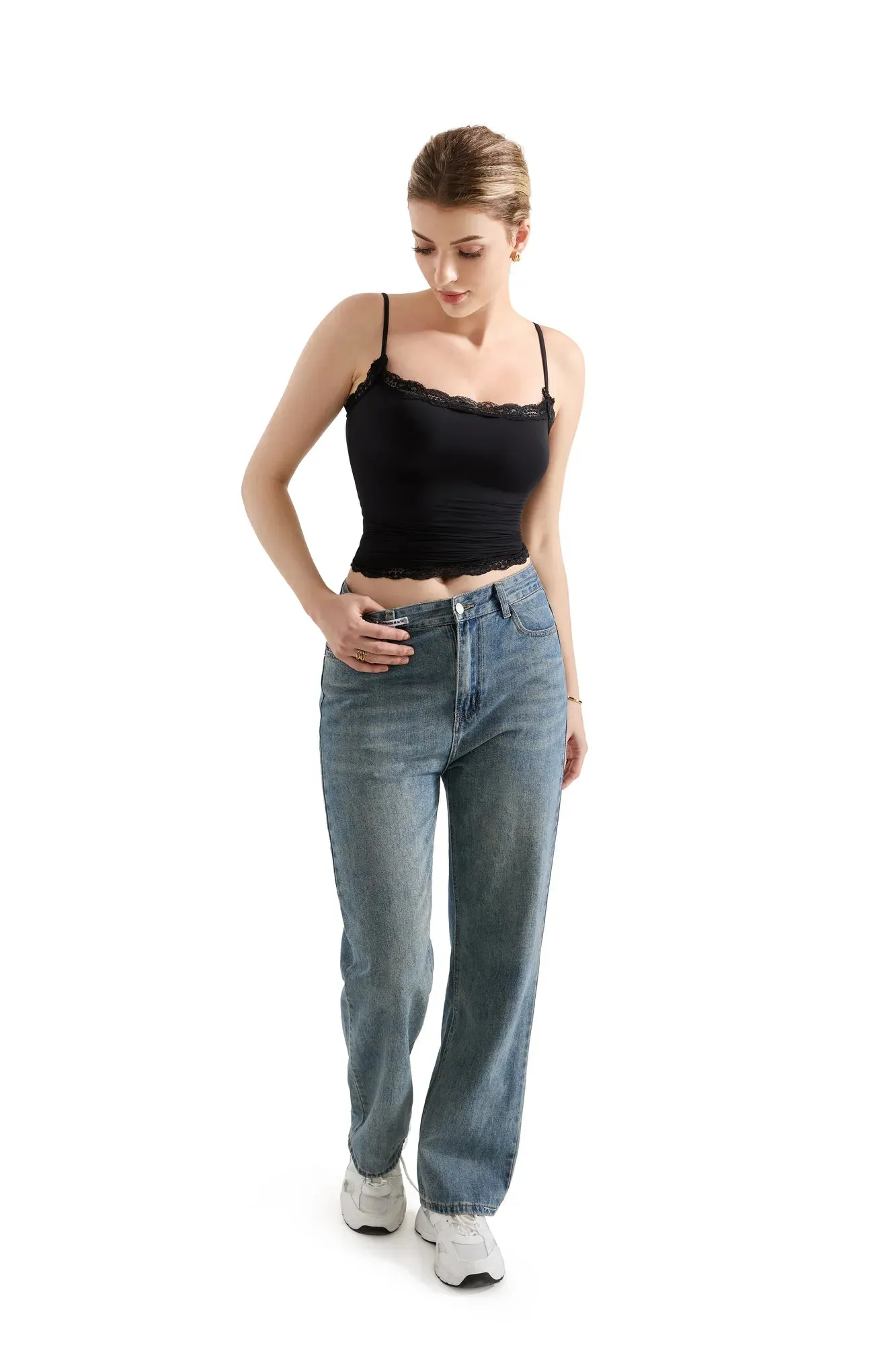 Buttery Soft Cami Lace Tank Top