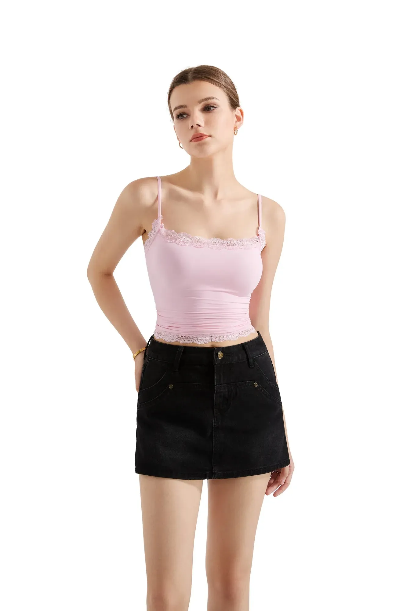 Buttery Soft Cami Lace Tank Top
