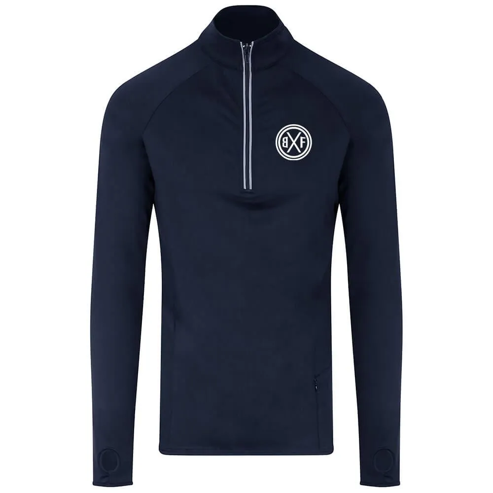 Bxf Lightweight Half Zip Long Sleeve Top