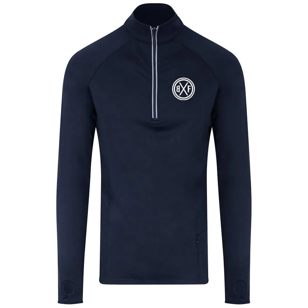 Bxf Lightweight Half Zip Long Sleeve Top