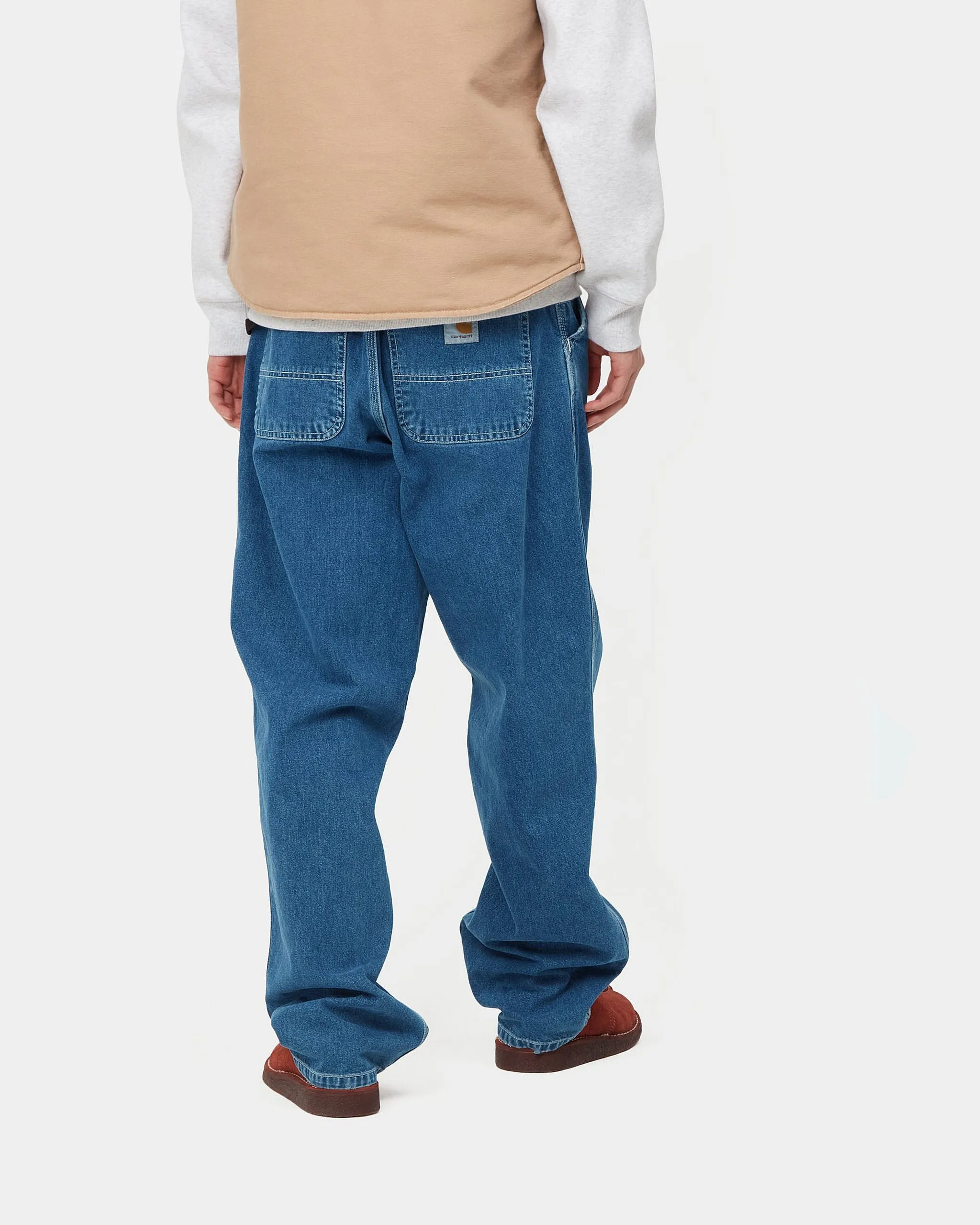 Carhartt WIP Simple Pant Loose Fit Mens Jeans - Blue Stone Washed