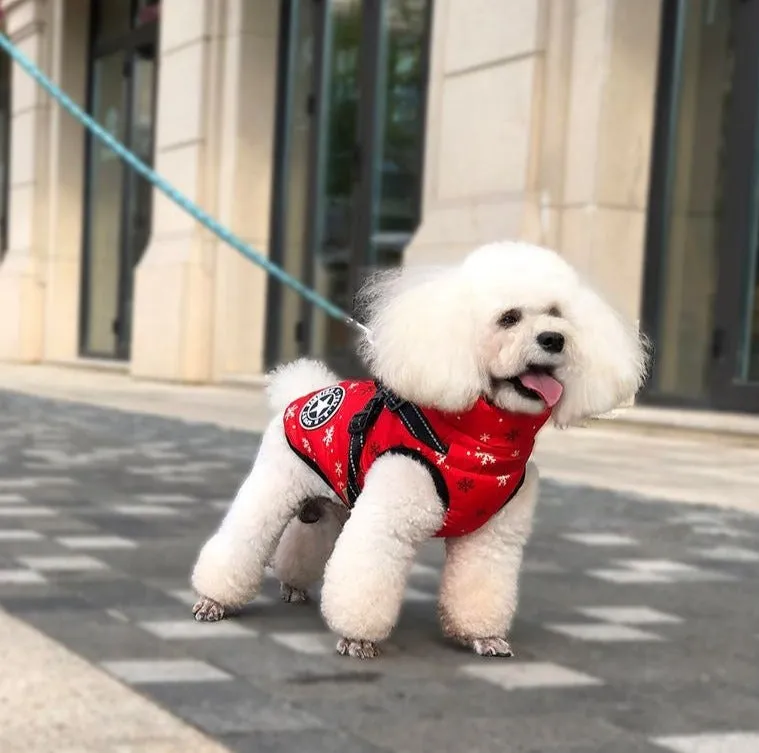 Christmas Reflective Warm Pet Coat