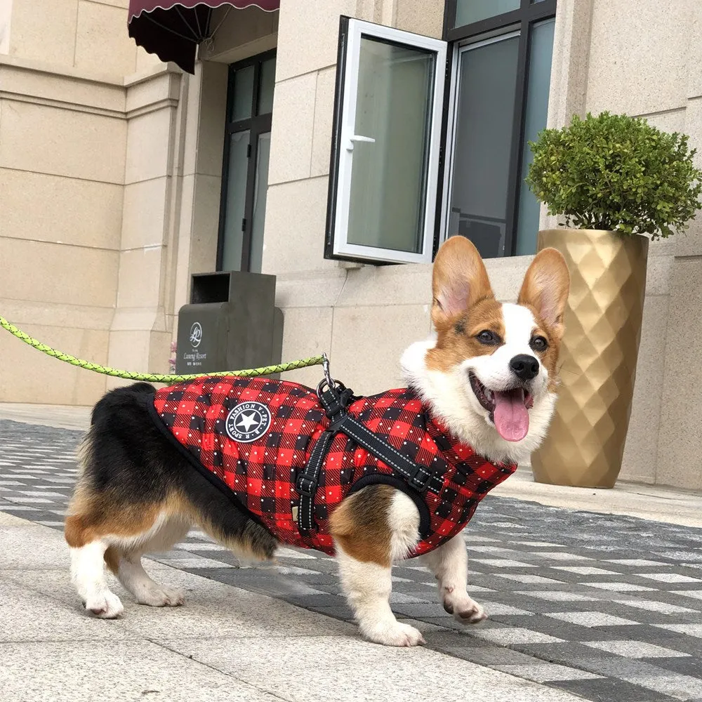 Christmas Reflective Warm Pet Coat