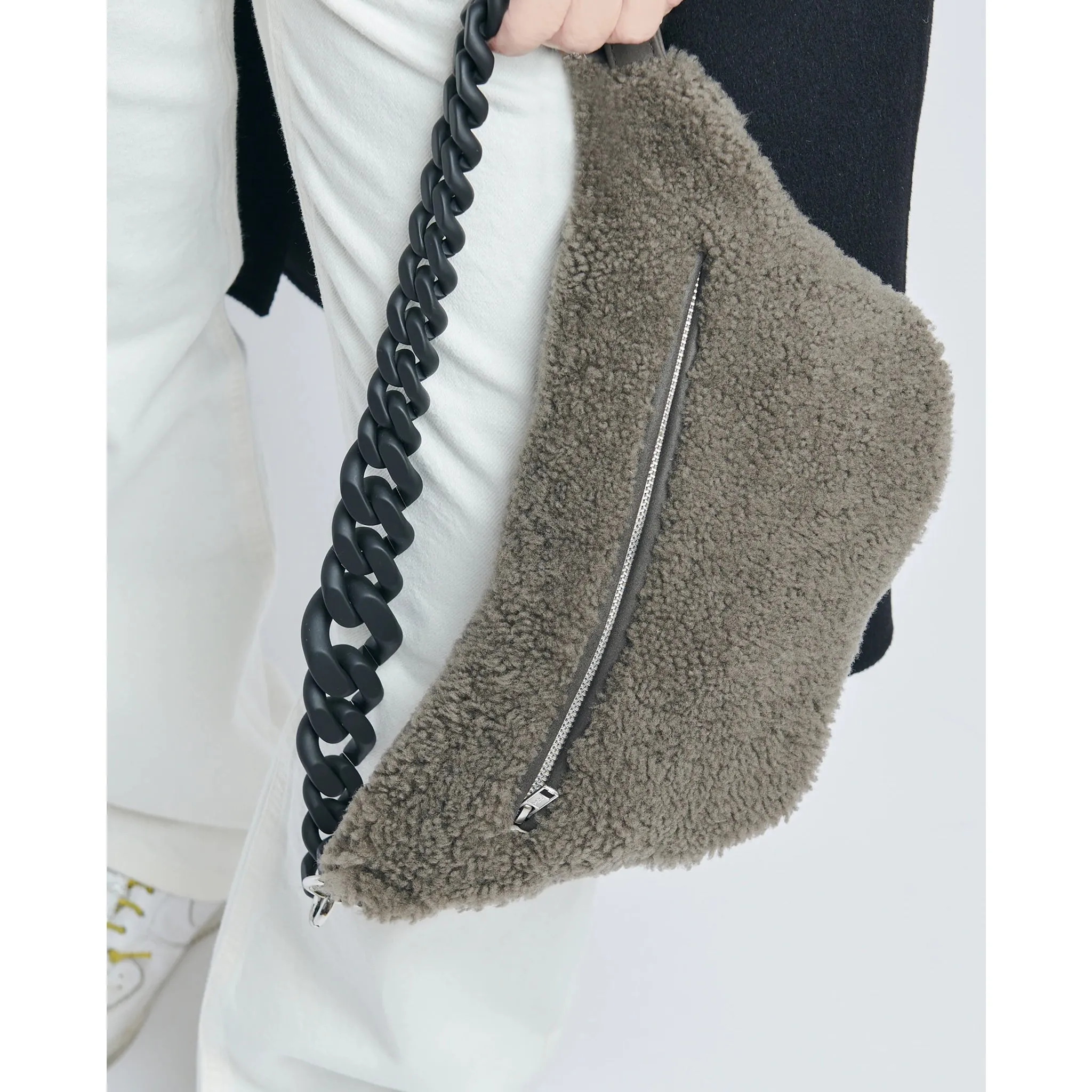 Cosy Belt Bag - Mud Grey