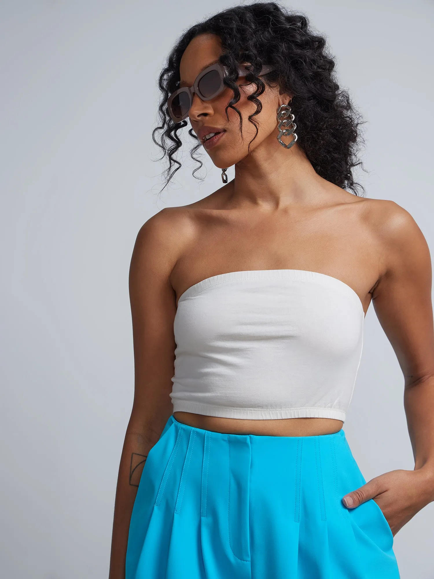 Cropped Bandeau Top