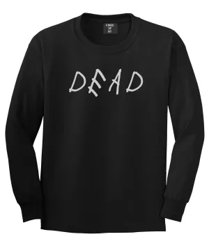 Dead Font Mens Long Sleeve T-Shirt