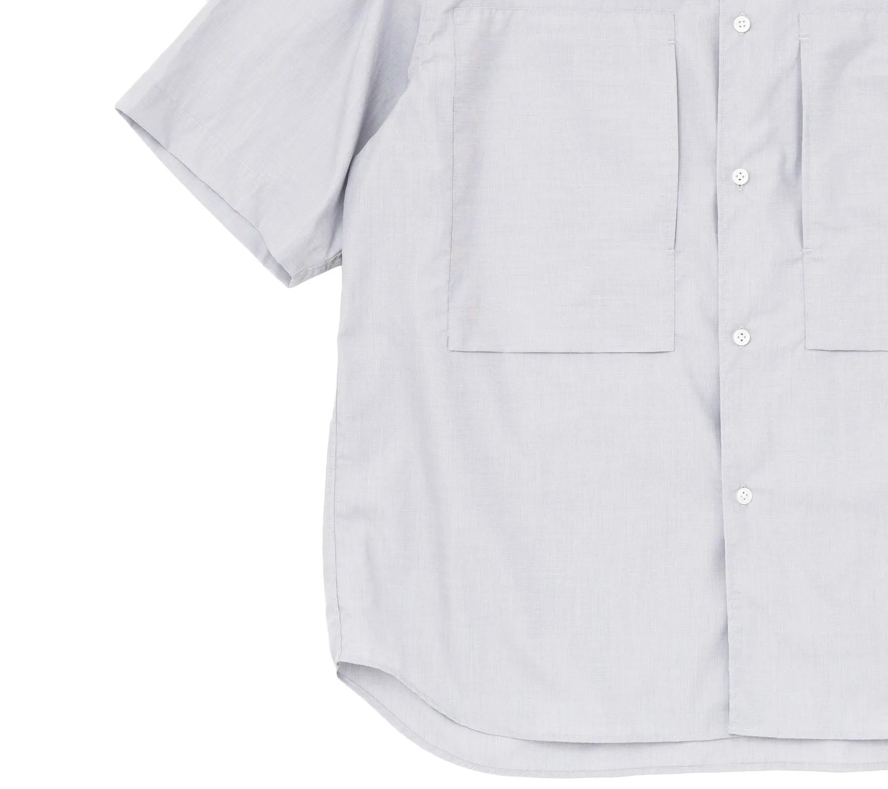 Double Pocket SS Shirt | Grey