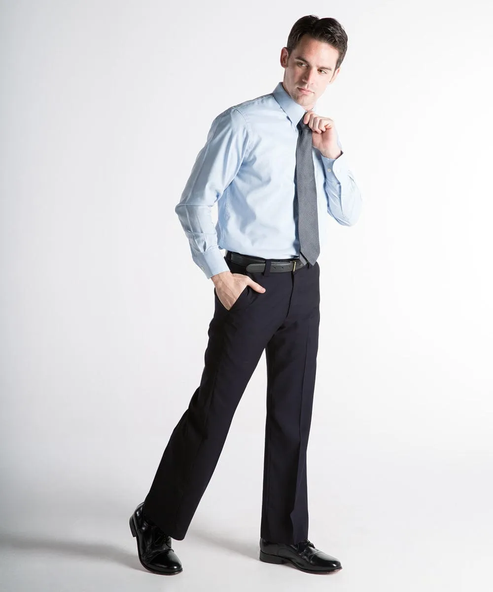 'Dylan' Washable Wool, Self-Sizer Short Men's Dress Pant  - Size 30 & 32 - FINAL SALE