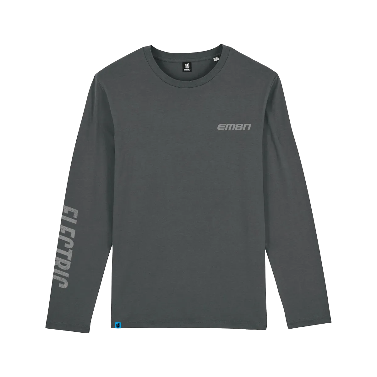 EMBN Label Charcoal Long Sleeve T-Shirt