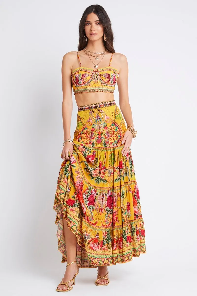 ENDLESS SUMMER  MAXI SKIRT W SIDE SLIT