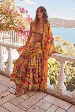 ENDLESS SUMMER  MAXI SKIRT W SIDE SLIT