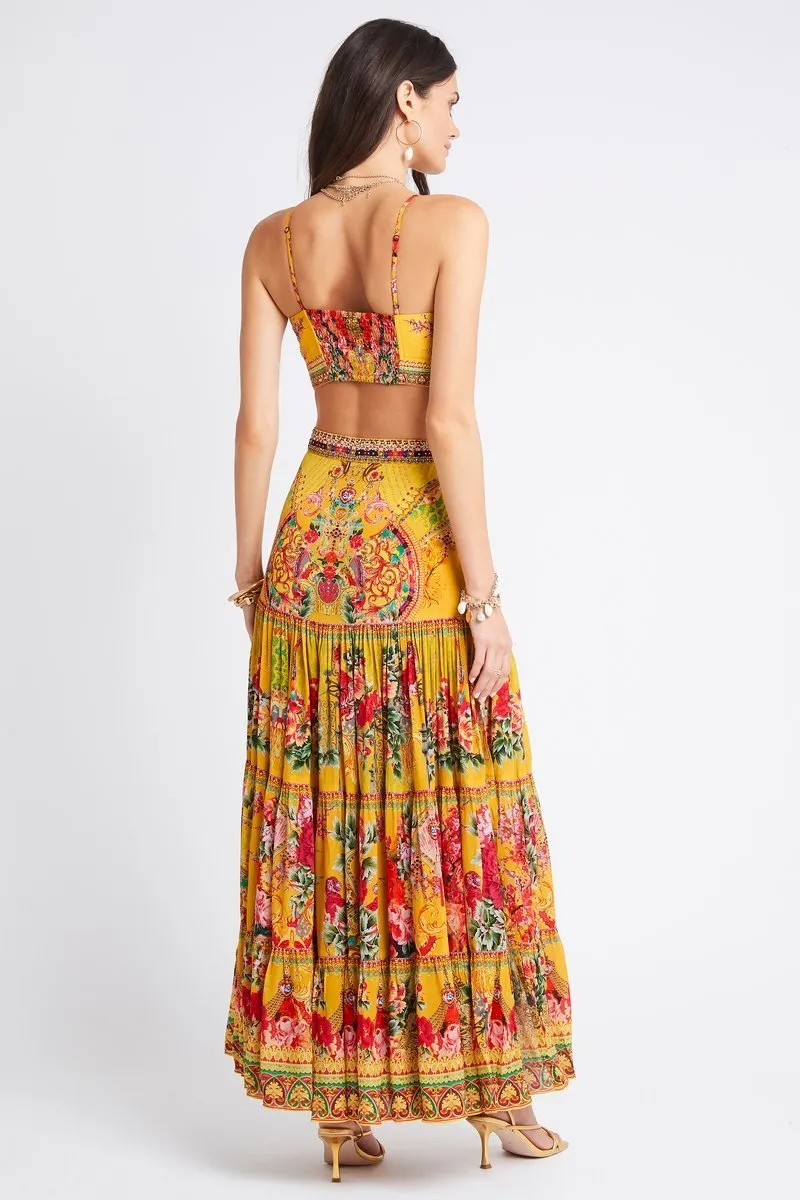 ENDLESS SUMMER  MAXI SKIRT W SIDE SLIT
