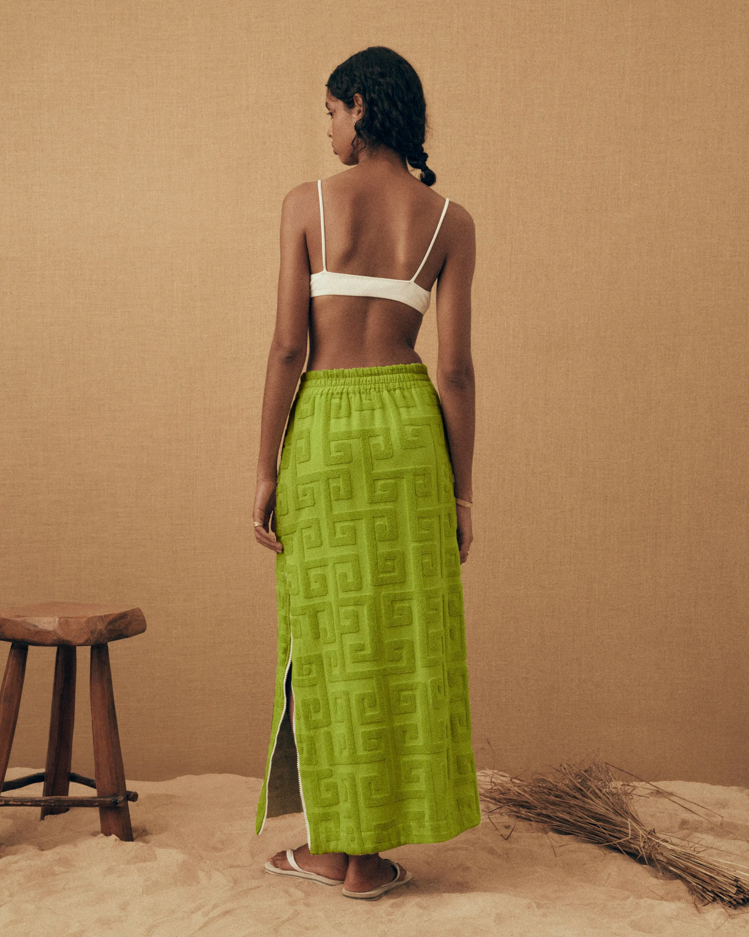 Eos Towelling Maxi Skirt