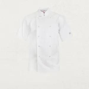 Executive Chef Lightweight S/S Jacket with Studs
