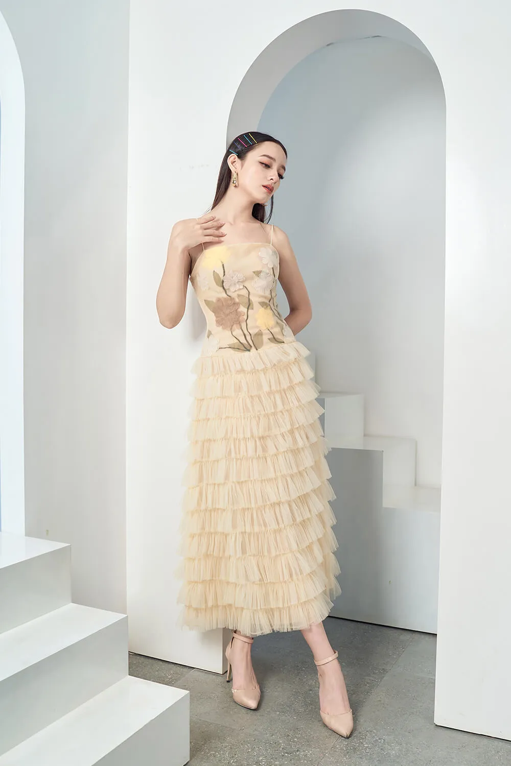 Finalie Ruffle Layered Dress