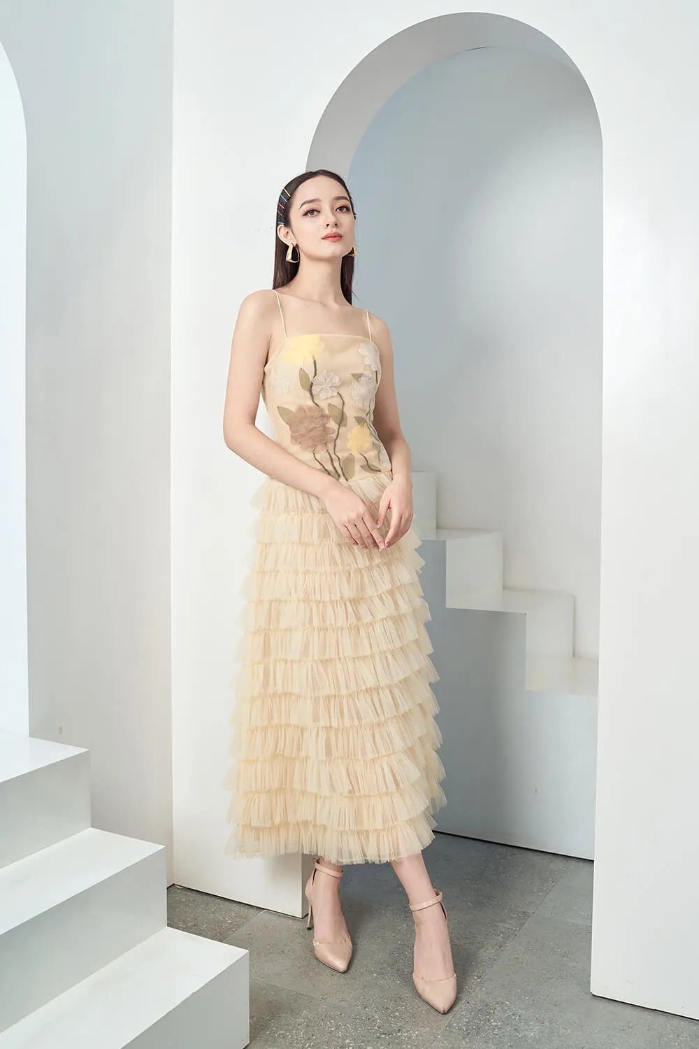 Finalie Ruffle Layered Dress