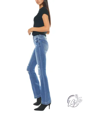 Fiona Mid-Rise Bootcut Jean by KanCan