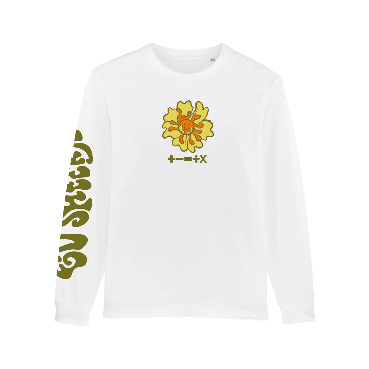 Flower Head Longsleeve T-Shirt
