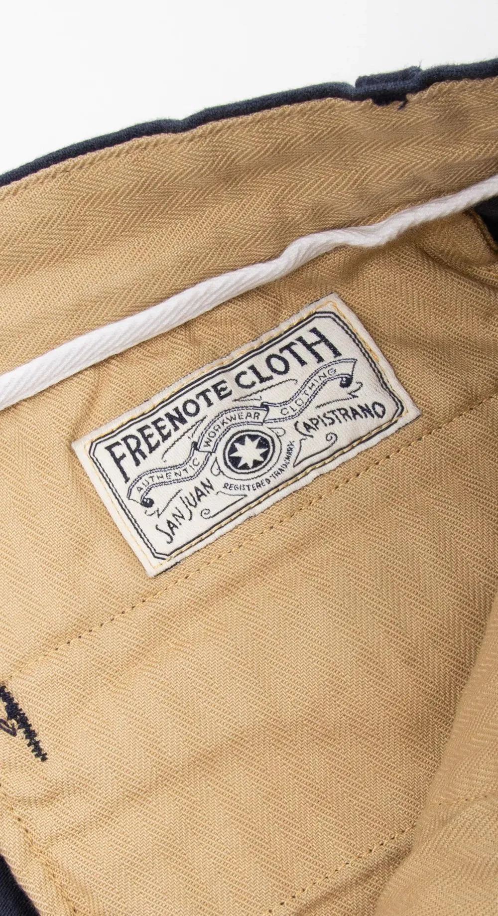 Freenote Cloth - Workers Chino Slim Fit 14oz Slub Navy