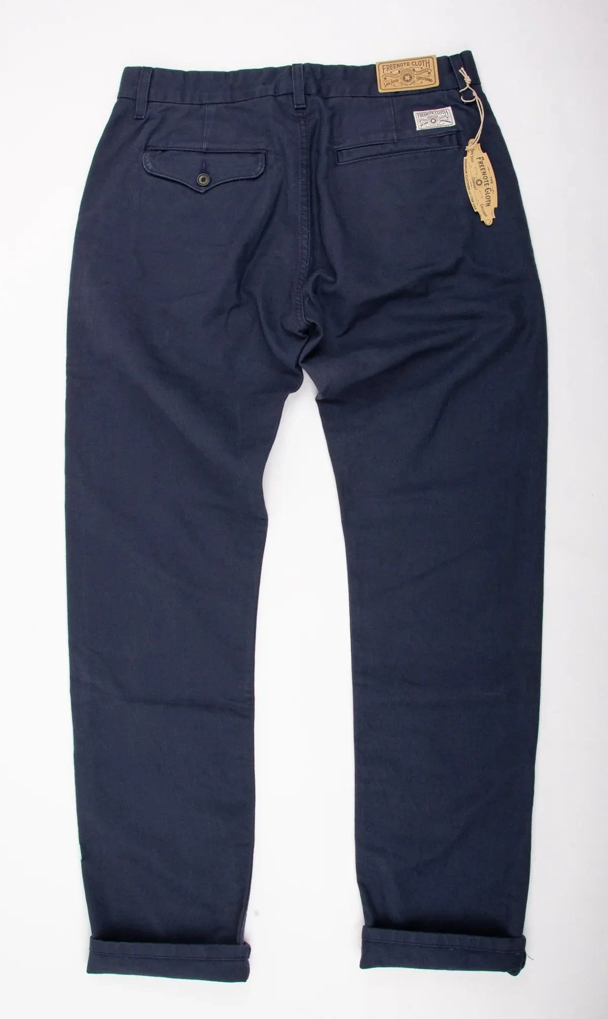 Freenote Cloth - Workers Chino Slim Fit 14oz Slub Navy